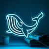 Las luces LED de neón de vida marina son regulables y adecuadas para bares de pesca del mundo marino, tabernas y cuevas de hombres.