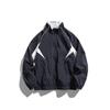 Nanxia Disguise 2024 Primavera Nuevo Estilo Japonés Outdoor Patchwork Pulóver Chaqueta Cuello Alto Trendy Casual Abrigo Suelto