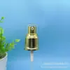 20/410 20 Dientes Transparente como Cubierta Aluminio Anodizado Dorado Cabeza de Bomba de Polvo Boca de Pollo de Tres Puntos Bomba de Loción Polvo Compacto Bomba de Miel