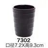 Taza Negra de Melamina, Taza de Té Resistente a Roturas, Copa de Vino A5 Comercial, Taza de Plástico Creativa, Utensilios para Beber Imitación Porcelana para Restaurante