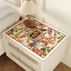 Mantel para mesita de noche, mantel de estilo minimalista, sensación de lujo ligero y alta gama, protector de mesa impermeable y resistente a las manchas, funda lavable.