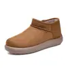 2026 Novos Sapatos de Algodão com Plus Velvet Inverno Transfronteiriços Sola Grossa Quente Espessado Tamanho Grande Comércio Exterior Slip-on Botas de Neve Botas Curtas Femininas