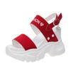 Sandalias de cuña para mujer estilo hada verano 2024 nuevo estilo ciber caliente plataforma plataforma zapatos de tacón alto