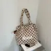 Bolsa Ponto Nova Bolsa de Mão Bolsa Casual Bolsa de Ombro Estilo Academia Feminino Onda Trabalho Diário Carta Versão Coreana Grande Capacidade 2026 Idioma Ye