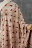 Tecido Jacquard Estilo Chinês Novo Shunyi Fuma com Padrão Oculto de Rosa, Cheongsam Estilo Nacional, Casaco Hanfu, Tecido Jacquard