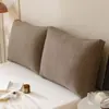 Combinação de Veludo Cotelê Vintage Almofada Tridimensional Bloco de Pão Proteção de Cintura para Sofá Janela de Canto Almofada de Cama Bolsa Macia Encosto Grande
