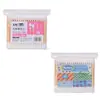 Bastoncillo de algodón para bebé 100 bolsas orejas removedor de maquillaje bastoncillo de madera desechable bastoncillo de algodón médico doble cabeza