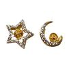 Nova Prata Esterlina S925 Pérola Natural de Água Doce Genuína Joias Brincos Banhados a Ouro 18K Joias de Pérola Zhuji Uma Peça Dropshipping