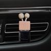 Frasco de Perfume para Carro Preto Degradê Frasco de Fragrância Dividido Transfronteiriço Aromaterapia para Saída de Ar Frasco Pingente Enfeites Acessórios para Carro