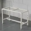 Mesa de trabalho de aço inoxidável direto da fábrica Bancada de laboratório Mesa de montagem Mesa de embalagem resistente ao desgaste Mesa de instrumentos de teste