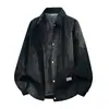 Jaqueta Masculina de Lã Grossa Outono/Inverno 2026, Marca da Moda, Corte Amplo, Casual, Fashion, Versátil, Tamanho Grande, Casaco Quente