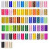 Linha de Bordado 75D108D120D/2 Máquina de Bordar Computadorizada Colorida Poliéster Seda de Gelo 63 Cores Bordado DIY Borlas