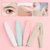 Nuevo Cortapelos de Cejas Plegable, Anti-arañazos para Cejas, Herramienta para Depilar Cejas para Principiantes, Herramienta Auxiliar de Belleza Diaria de Salón de Belleza