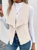 Chaqueta Chaleco Versátil Sin Mangas Casual Simple Moda Otoño e Invierno Nuevo Transfronterizo Europeo y Americano Amazon