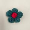 Flores de pompom atacado flor de cinco pétalas crochê à mão flor de lã grampo de cabelo diy corsage bolsa acessórios de vestuário flores de outono e inverno