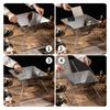 Parrilla de Barbacoa Portátil para Exterior Acero Inoxidable Plegable Estufa de Leña para Camping Estufa Multifuncional para Cocinar Té y Encender Fuego para Acampar