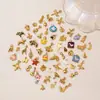 Colgante de Dibujos Animados de Animales 18K Básico para Bricolaje Acero Inoxidable Electroplateado al Vacío Color Dorado Cadena Ajustable de Conservación Color Europeo y Americano Accesorios