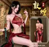 Lingerie sexy, Hanfu sexy, tamanhos grandes, estilo antigo, desejo puro, faixa abdominal, sedutor, apaixonado, novo estilo palaciano, conjunto clássico