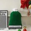 Bolsa de Regalo Navideña Bolsa para Empaquetar Dulces Navideños Bolsa de Dulces para Nochebuena Bolsa de Regalo de Piel Sintética de Conejo Rojo Terciopelo