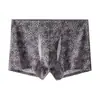 10A camelia antibacteriana lyocell algodón estampado de leopardo cómodo cintura contrastante calzoncillos boxer sexy para hombre