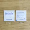 Almofadas de algodão com álcool descartáveis atacado tela de celular arte de unhas limpeza bolsa de álcool fabricantes em estoque lenço umedecido