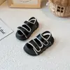 Sandalias Deportivas para Niños Verano 2025 Nuevos Zapatos de Playa para Niños Zapatos Casuales Cerrados para Niños Medianos y Grandes Antipatadas