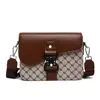 Bolso Mensajero de Silla de Montar Creativo Elegante Unisex con Solapa, Bolso de Hombro Cruzado de Moda Casual de Negocios