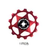 Rueda Guía de Bicicleta de Montaña y Carretera Enlee 11t 13t Rueda Guía de Desviador Trasero Rodamiento de Acero Accesorios de Transmisión Universal
