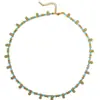 Collar, pulsera, colgante de flor pequeña azul turquesa metálico de dopamina fresco y dulce, cadena para clavícula de estilo nicho suave para mujer