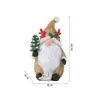 Nuevo adorno de paisaje en miniatura de Papá Noel, decoración transfronteriza de resina navideña, regalo decorativo, artesanía, gnomo