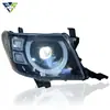Adequado para modificação do conjunto de farol da Hilux VIGO 2008-2011 com lente de LED e luzes diurnas