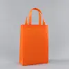 Bolsas de mano no tejidas para publicidad, ropa, bolsas de compras para desarrollar bolsas no tejidas recubiertas en blanco, venta al por mayor