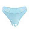 Sin Agujero Delantero Hilo de Hielo para Hombre Tanga Divertida Sexy Transparente Cintura Baja Pantalones T Elástico para Hombre Pareja Engranaje Abierto