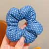 Pano de esponja infantil, flor, bola, anel de cabelo infantil, elástico de cabelo sem ferimentos, corda de cabelo, tira de borracha, chapéu para meninas