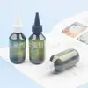 Botella Verde Oscuro de 100 ml con Tapa Puntiaguda, Botella PET de Cuello Fino, Botella Gotero de 100 ml con Tapa Puntiaguda, Botella para Agua y Loción con Tapa Puntiaguda