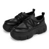 Sapatos Derby com Solas Grossas para Aumento de Altura, Sapatos Masculinos, Novo Modelo Outono 2026, Casuais de Couro de Cano Baixo com Biqueira Larga, Venda por Atacado Disponível