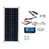Painel Solar de Silício Policristalino 1000W 12V Carregador para Quarto Móvel RV Carro Bateria Externa Alimentada Camping