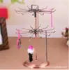 Soporte Giratorio para Joyería Almacenamiento de Adornos Gancho para Colgar Soporte de Exhibición de Escritorio Puesto para Colgar Collares Colgantes de Manos Calcetines Llaves