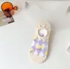 Calcetines Lindos Calcetines para Mujer Verano Delgados de Moda Algodón Estilo Japonés Estilo Lindos Antideslizantes Que No Se Caen Calcetines Invisibles Calcetines Tipo Barco