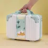 Caixa de presente de bolo da Lua do Festival do Meio Outono, caixa de embalagem vazia, bolsa de mão de lembrança, presente comercial prático para funcionários