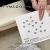 Arte de Unhas de Alta Qualidade com Diamantes Lapidados à Mão, Sensação Viral da Internet, Decorações de Unhas Bola de Diamante Empilhada de Cristal Ultra Brilhantes
