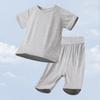Pijamas Infantiles Yinxiuli Modales Verano Ropa Interior para Bebé Traje de Manga Corta Ropa para Aire Acondicionado de Cintura Alta para Bebé Ropa para el Hogar