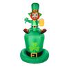 Calle Amazonas transfronteriza. Sombrero de hierba de la suerte, modelo aéreo del Día de San Patricio, decoración para exteriores, accesorios de fiesta, modelo aéreo inflable