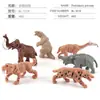 Simulação Transfronteiriça Mini Fazenda Aves Galinha Pato Ganso Vaca Ouro Animal Pequeno Modelo em Miniatura Ornamentos de Mesa de Areia Atacado