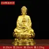 Estátuas de Buda Três Tesouros de Latão Sakyamuni Amitabha Buda da Medicina Decorações Artesanato Vendedor recomenda