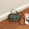Bolso Pequeño Cuadrado Casual de Moda 2026 Otoño Nuevo Elegante Moderno Bolso de Hombro Único Cruzado Mini de Lunares para Mujer