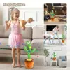 1 pieza - Juguetes de Cactus Bailarines y Parlantes Para Bebés Niños y Niñas, Cantando Imitando Grabando Repitiendo lo que Dices Cactus Soleado Up Plus