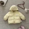 Chaqueta de plumas para niña con capucha, estilo corto, nueva colección otoño/invierno 2026, prenda exterior ligera para niñas, ropa abrigadora para bebés y niños pequeños, ropa infantil