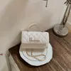 Shuai Mijia 2026 Verano Nuevo Bolso Cuadrado Pequeño para Viaje Diario Bolso de Hombro con Cadena Bolso Cruzado Bolso de Mano Acolchado Bolso de Lazo