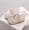 Sandalias para Niña Malla Hueca Zapatos Romanos Suela Suave Estilo Verano 2026 Zapatos Infantiles Niña Pequeña Moño Sandalias de Princesa